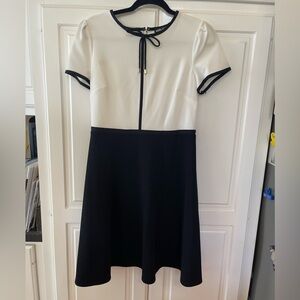 Karl Lagerfeld Paris Black and White Dress, size 6
